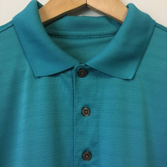 Golden Bear Performance Teal Polo Shirt - Picture 4 of 15